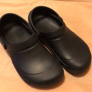 Black nursing crocs